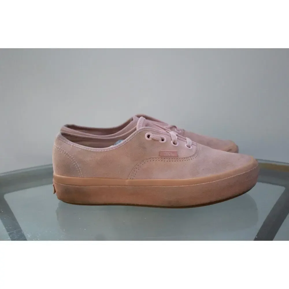 Vans Authentic Platform Suede Evening Sand Muted Clay Pink Size Men 7.5/ Women 9